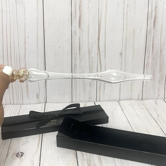 Angels' Share Glass Whiskey Water Dropper 8" New in Box Made in Scotland - Picture 4 of 8